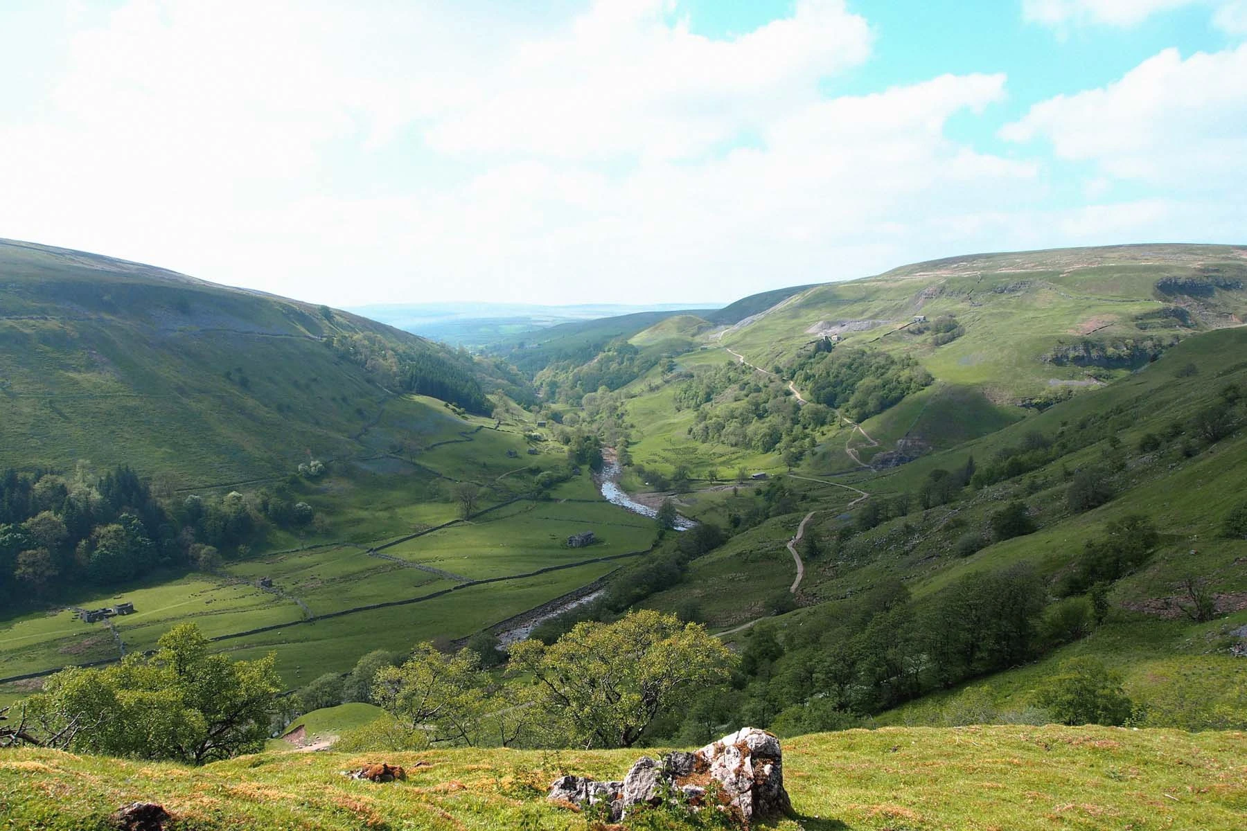 Beautiful views across the Yorkshire Dales, North Yorkshire